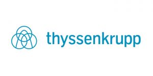 Thyssenkrupp logo, klant bij Benelux Group.